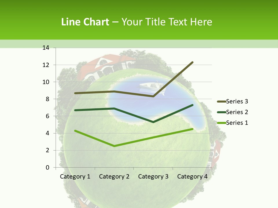 Landscape Wood Cyan PowerPoint Template
