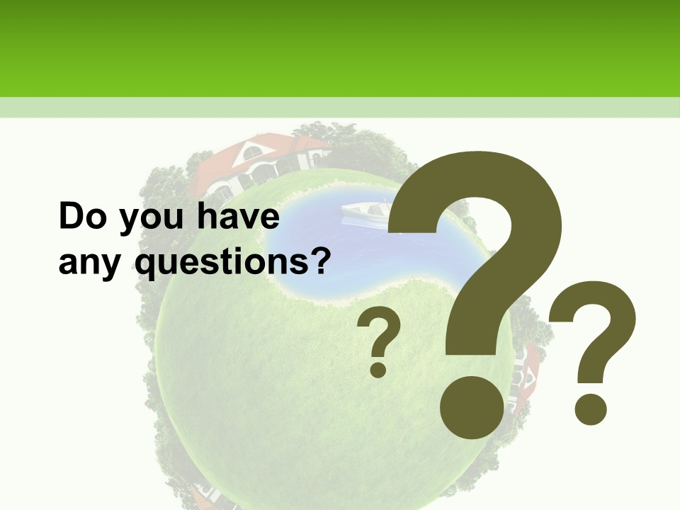 Landscape Wood Cyan PowerPoint Template