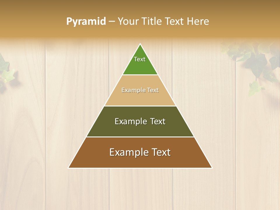 White Plant Decorative PowerPoint Template