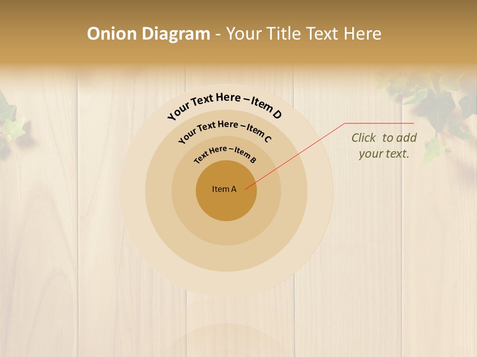 White Plant Decorative PowerPoint Template