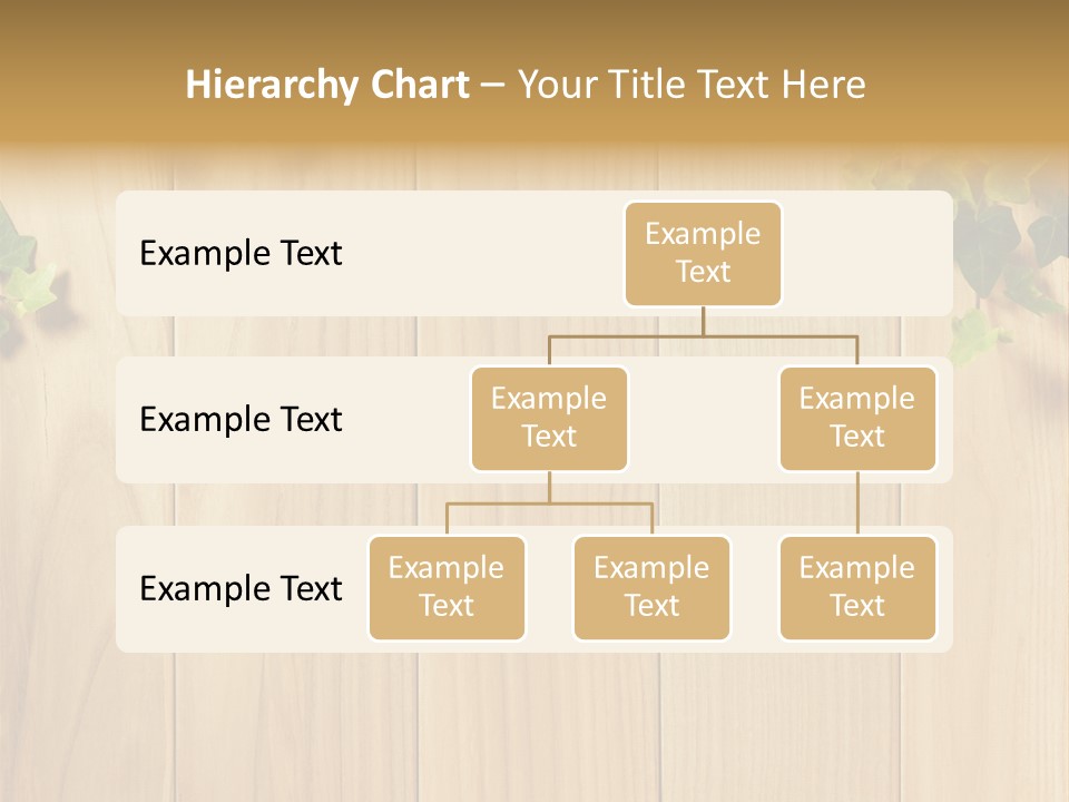 White Plant Decorative PowerPoint Template