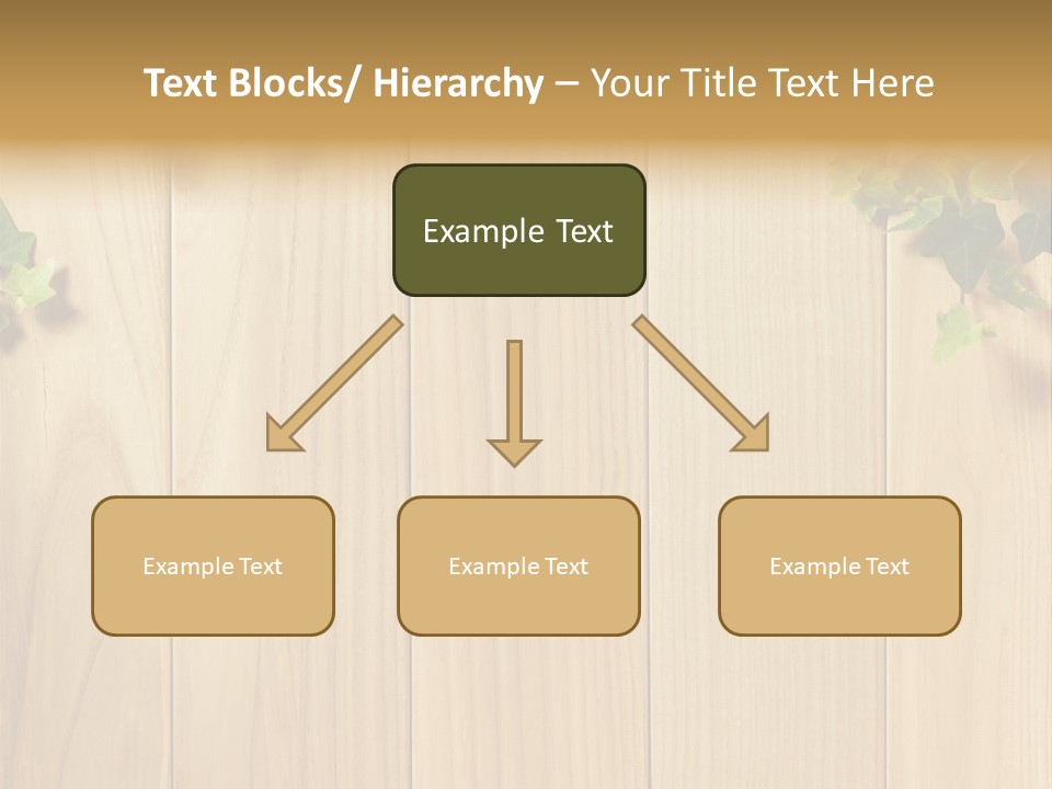 White Plant Decorative PowerPoint Template