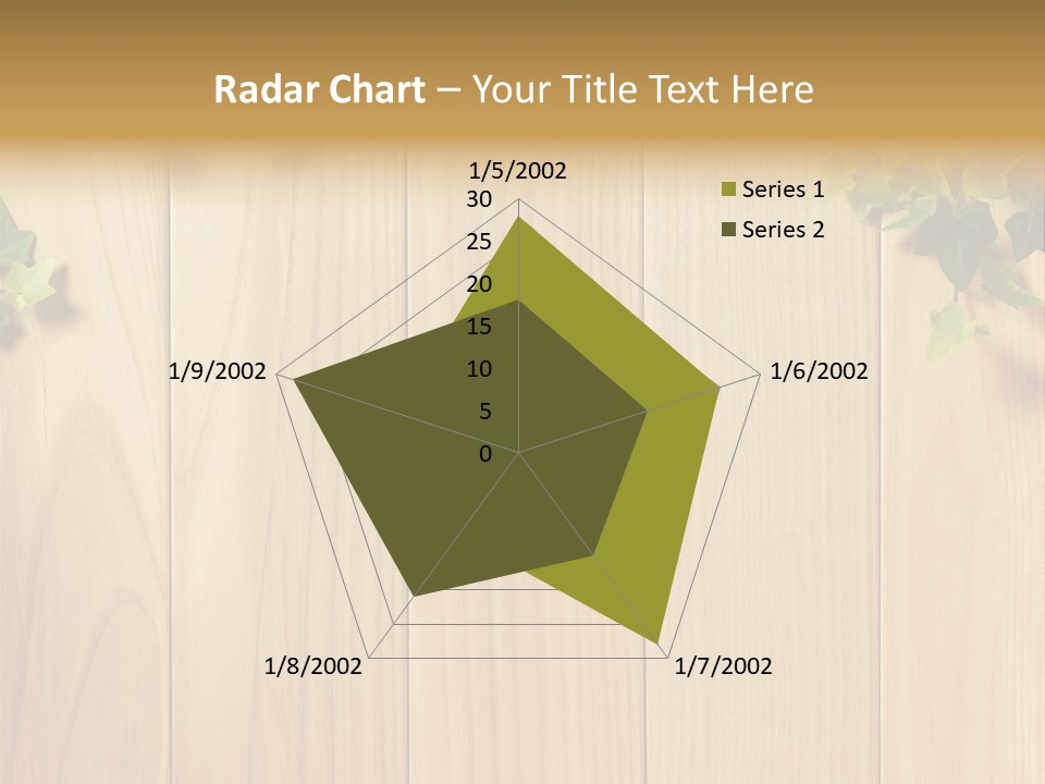 White Plant Decorative PowerPoint Template