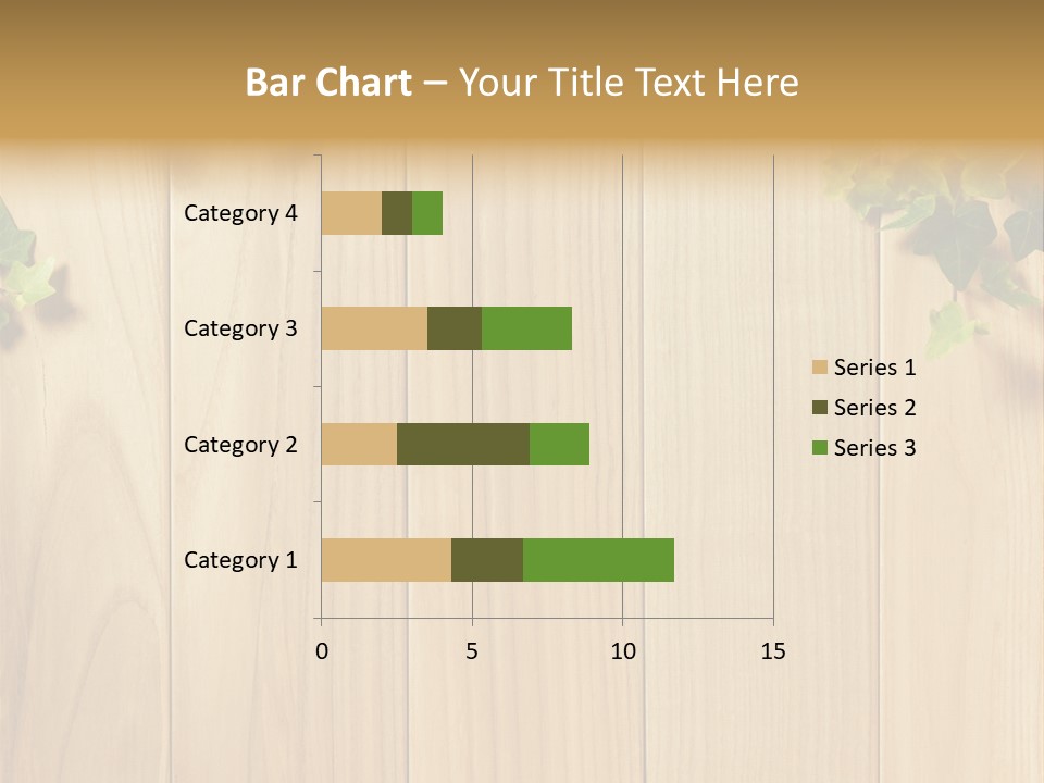 White Plant Decorative PowerPoint Template