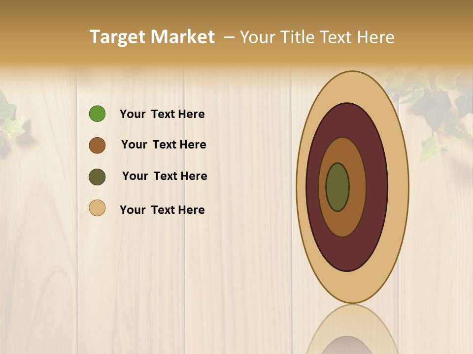 White Plant Decorative PowerPoint Template