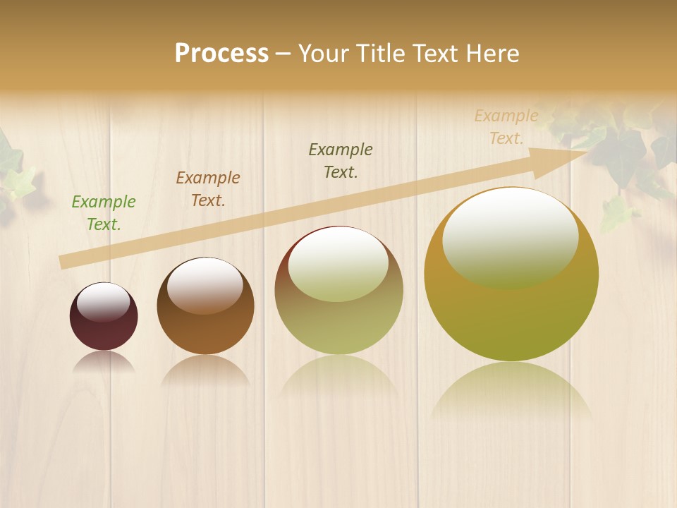 White Plant Decorative PowerPoint Template