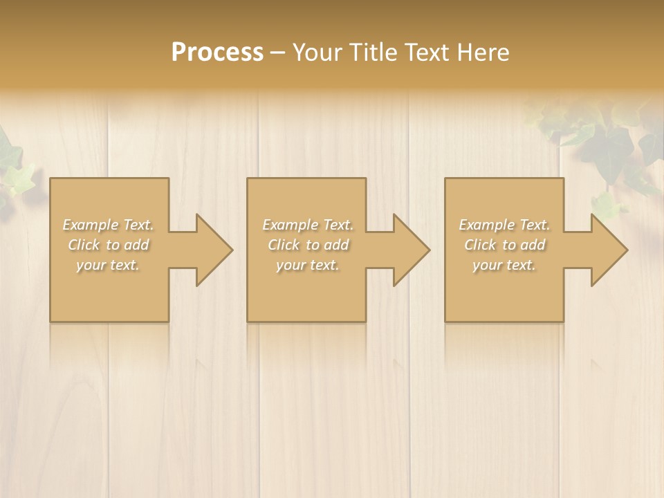 White Plant Decorative PowerPoint Template