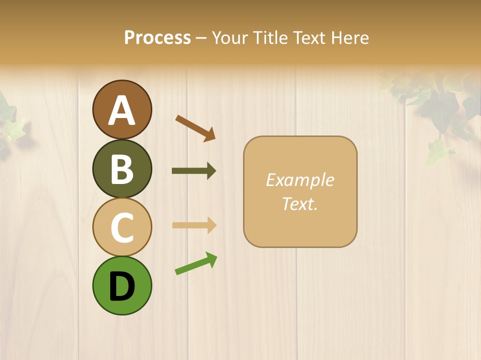 White Plant Decorative PowerPoint Template