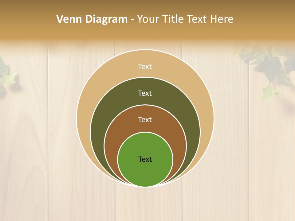 White Plant Decorative PowerPoint Template