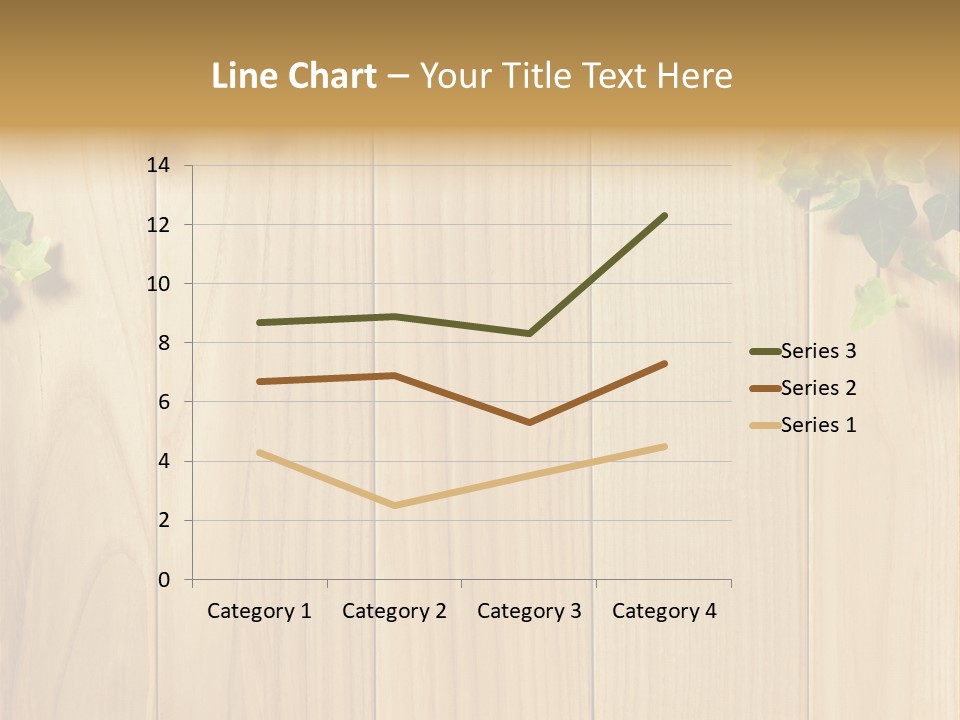 White Plant Decorative PowerPoint Template