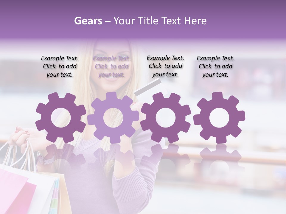 Adults Card Debt PowerPoint Template