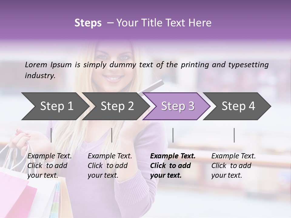 Adults Card Debt PowerPoint Template