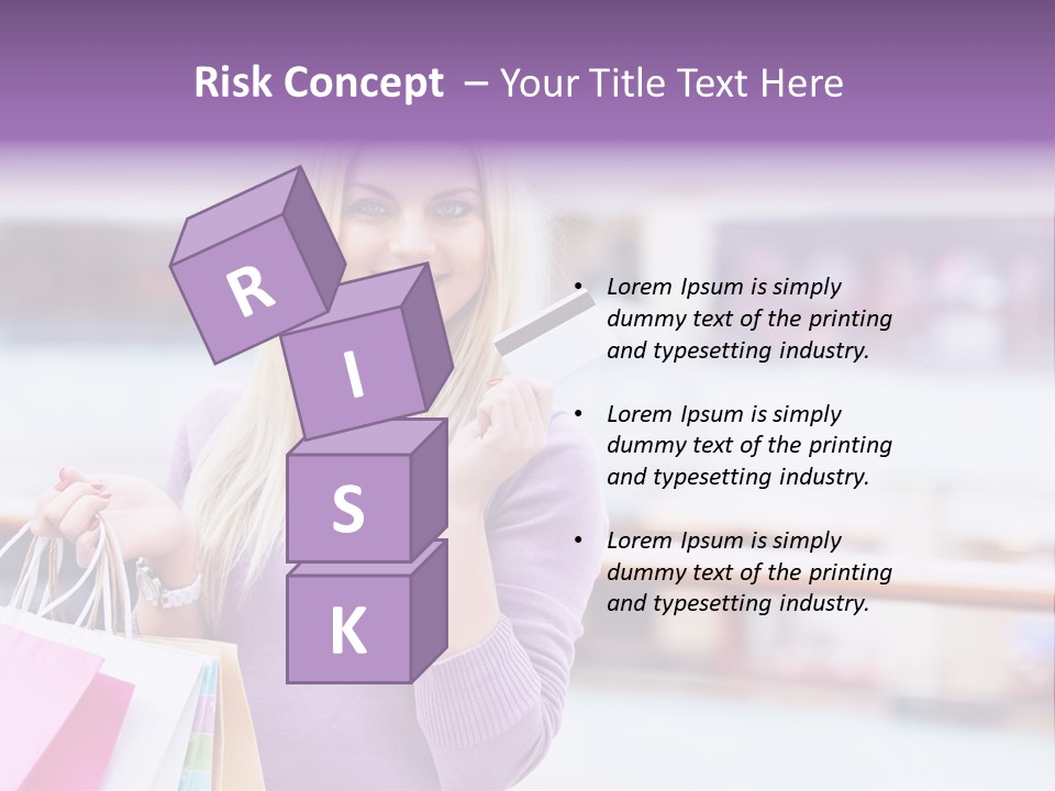 Adults Card Debt PowerPoint Template