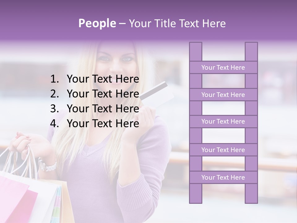 Adults Card Debt PowerPoint Template