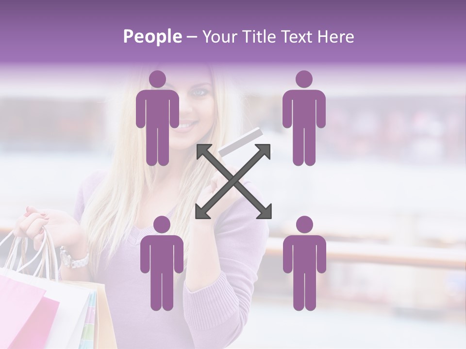 Adults Card Debt PowerPoint Template