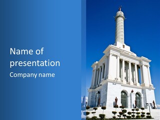 Historical Building Monument Landmark PowerPoint Template