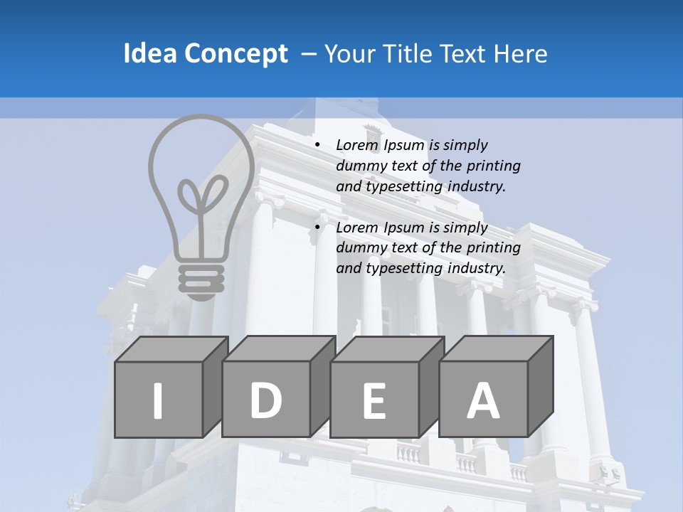 Historical Building Monument Landmark PowerPoint Template