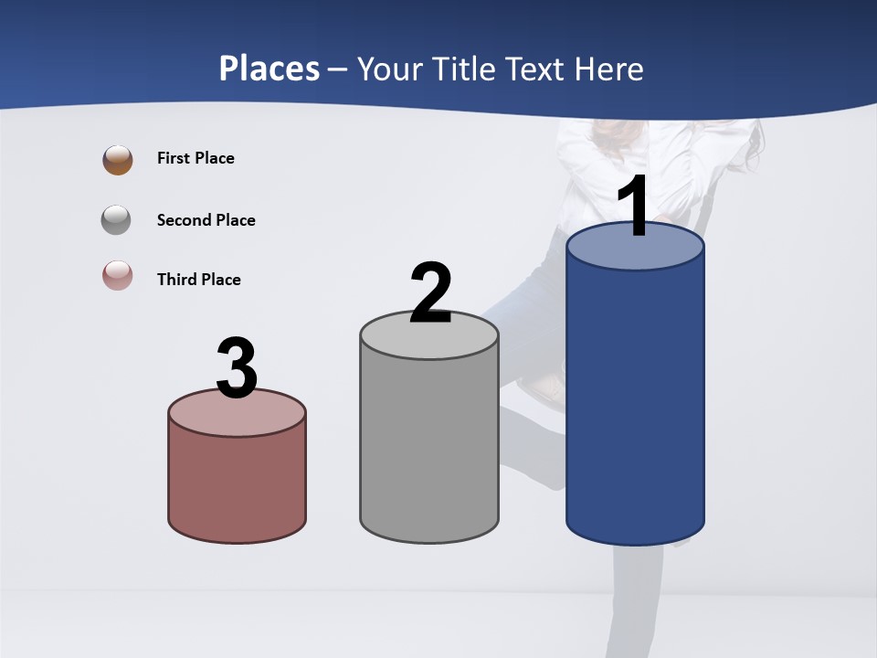 Jeans Slim Attractive PowerPoint Template