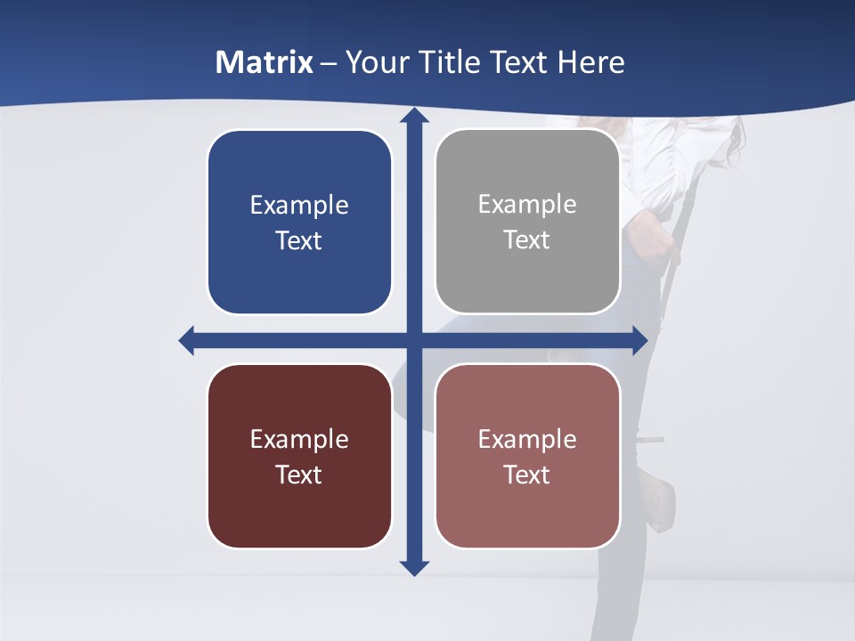 Jeans Slim Attractive PowerPoint Template