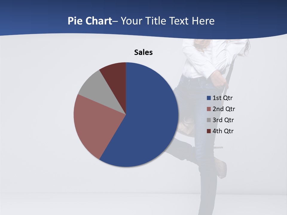 Jeans Slim Attractive PowerPoint Template