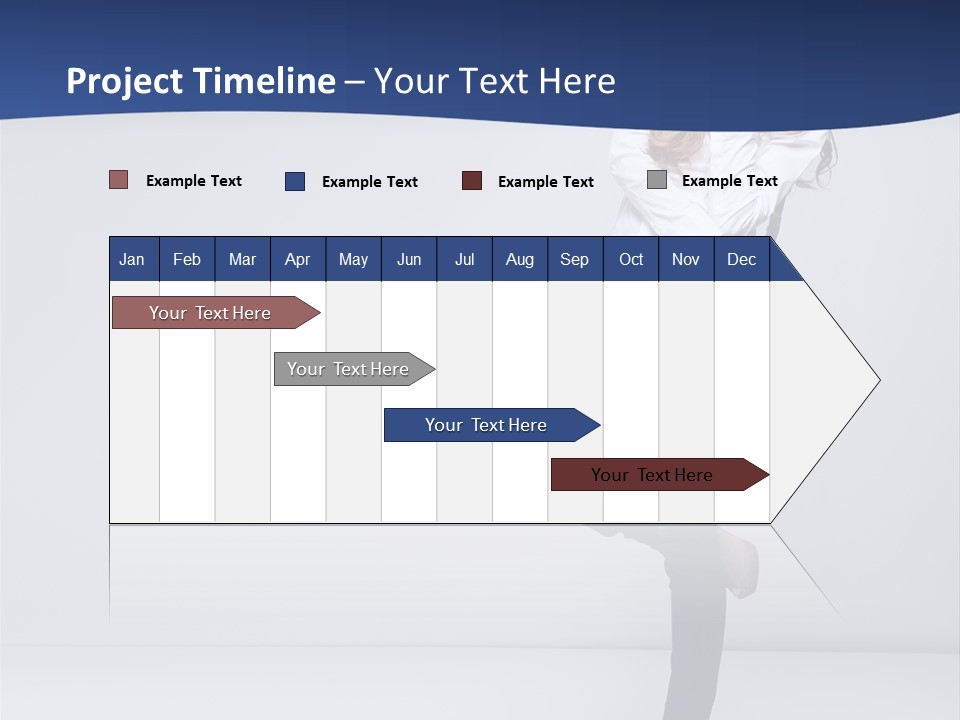Jeans Slim Attractive PowerPoint Template
