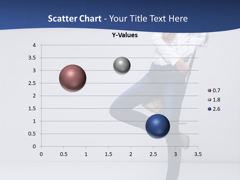 Jeans Slim Attractive PowerPoint Template