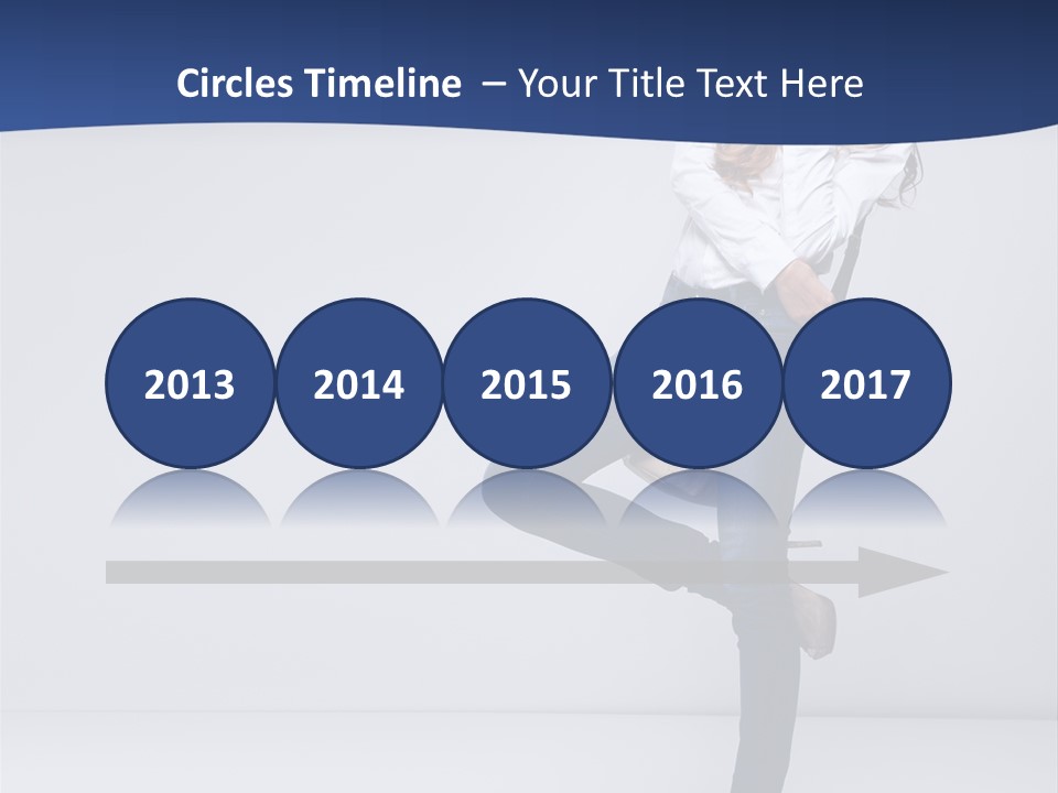 Jeans Slim Attractive PowerPoint Template