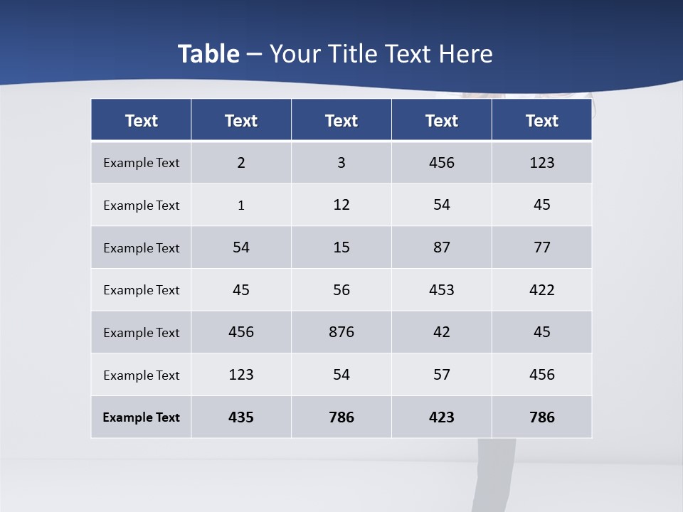 Jeans Slim Attractive PowerPoint Template