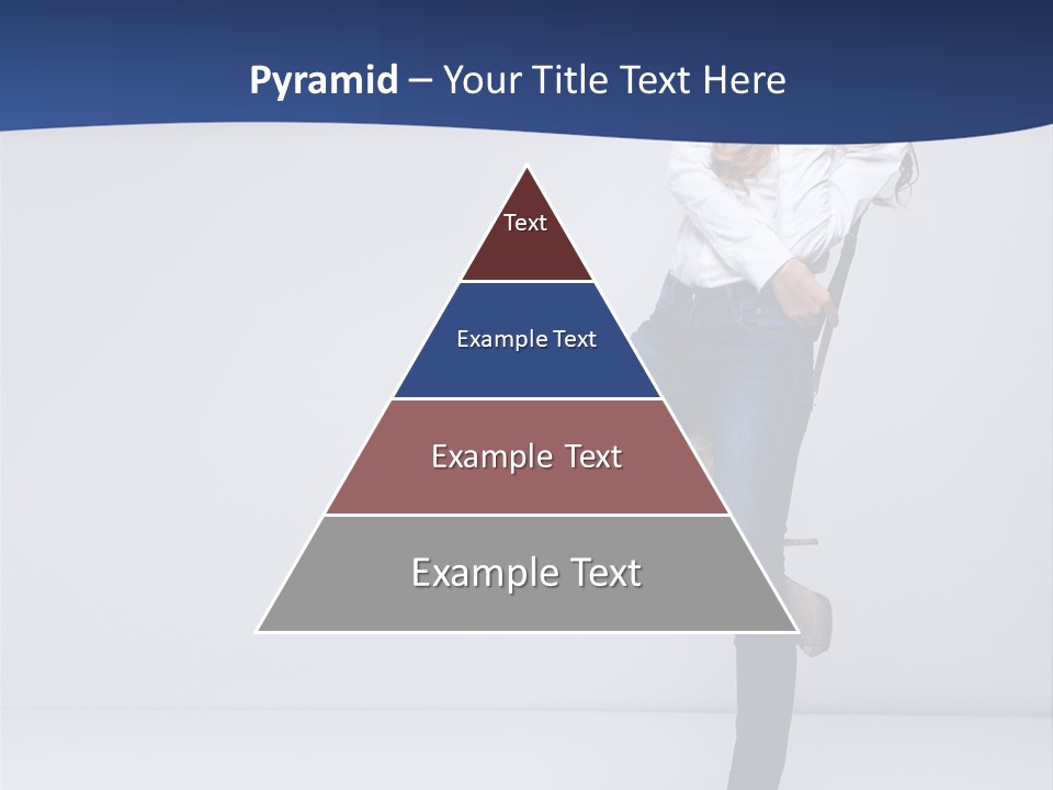 Jeans Slim Attractive PowerPoint Template