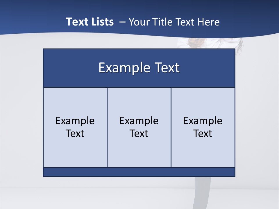 Jeans Slim Attractive PowerPoint Template