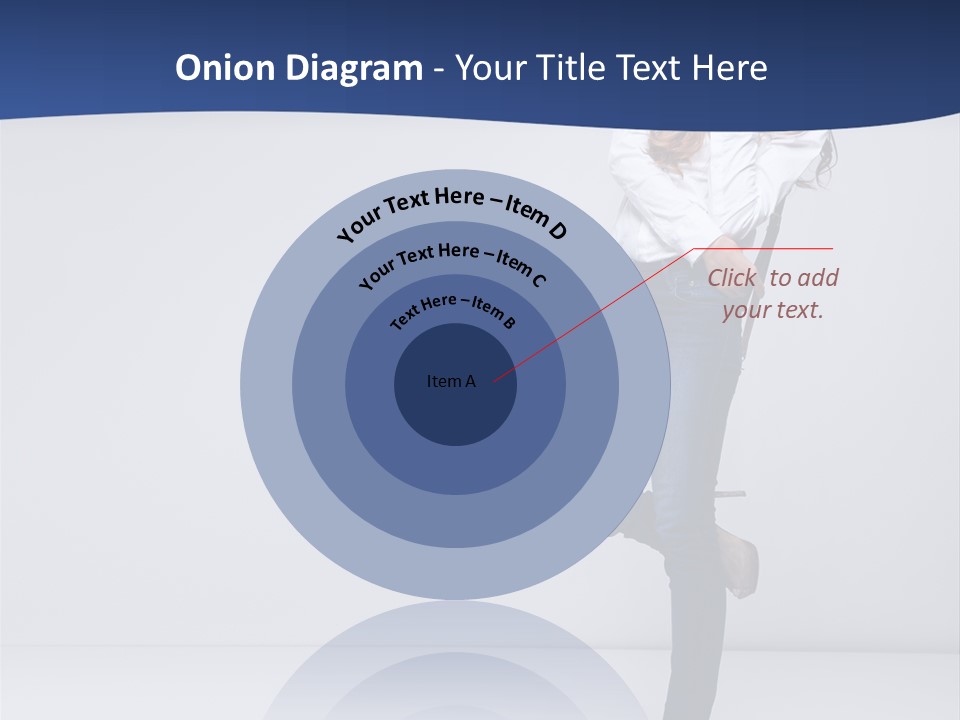 Jeans Slim Attractive PowerPoint Template