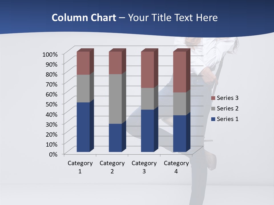 Jeans Slim Attractive PowerPoint Template