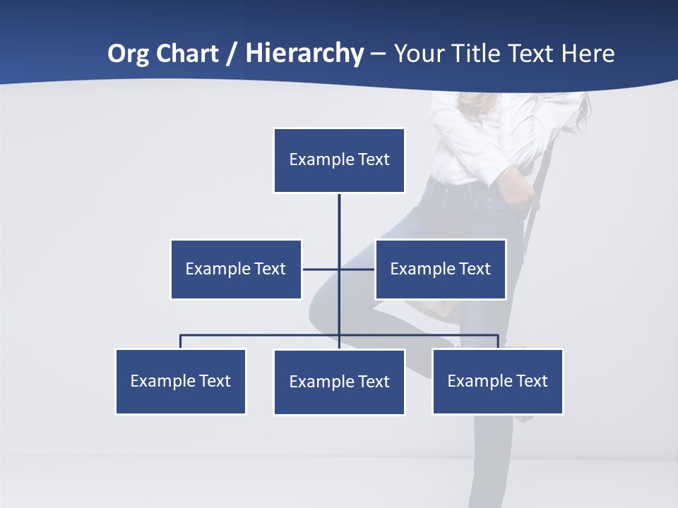 Jeans Slim Attractive PowerPoint Template