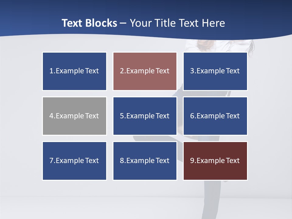 Jeans Slim Attractive PowerPoint Template