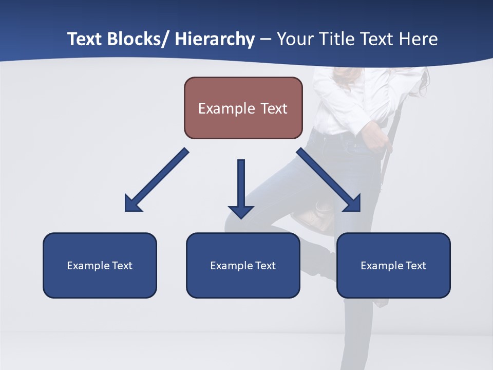 Jeans Slim Attractive PowerPoint Template