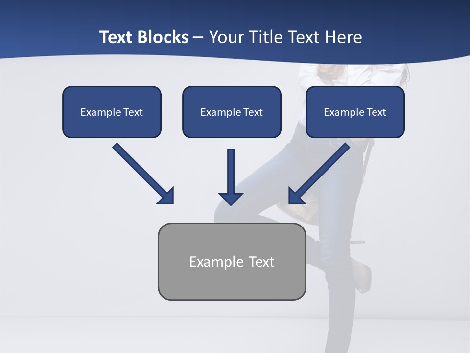 Jeans Slim Attractive PowerPoint Template