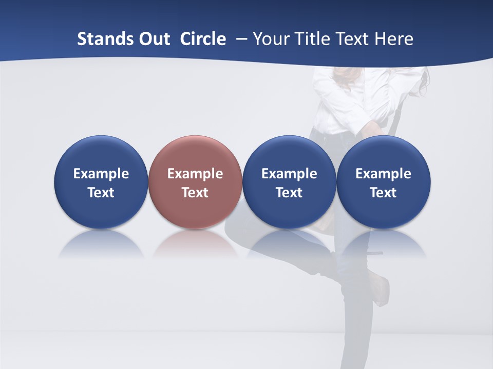 Jeans Slim Attractive PowerPoint Template