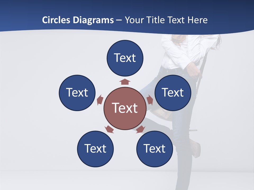 Jeans Slim Attractive PowerPoint Template