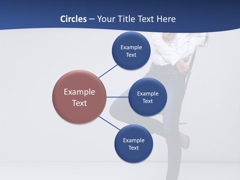 Jeans Slim Attractive PowerPoint Template