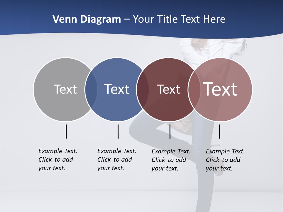 Jeans Slim Attractive PowerPoint Template