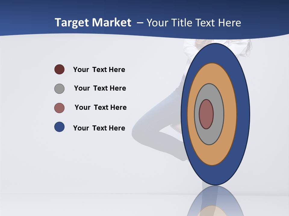 Jeans Slim Attractive PowerPoint Template