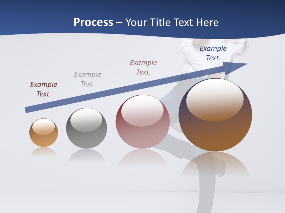 Jeans Slim Attractive PowerPoint Template