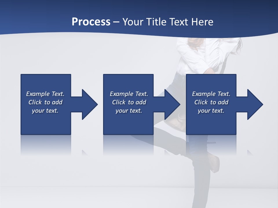 Jeans Slim Attractive PowerPoint Template