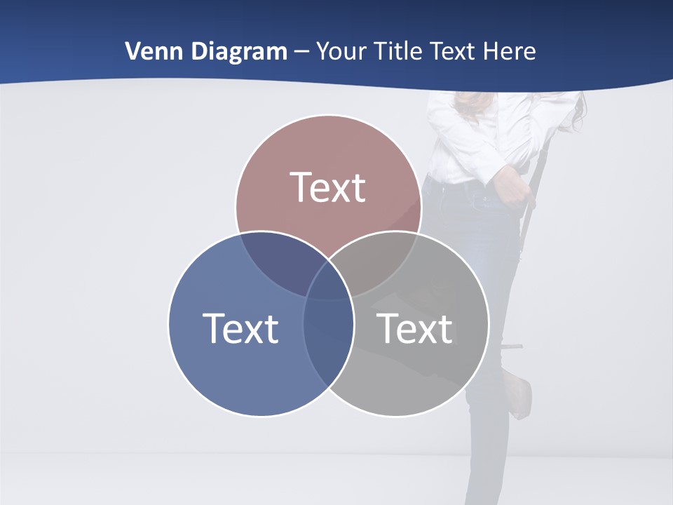 Jeans Slim Attractive PowerPoint Template