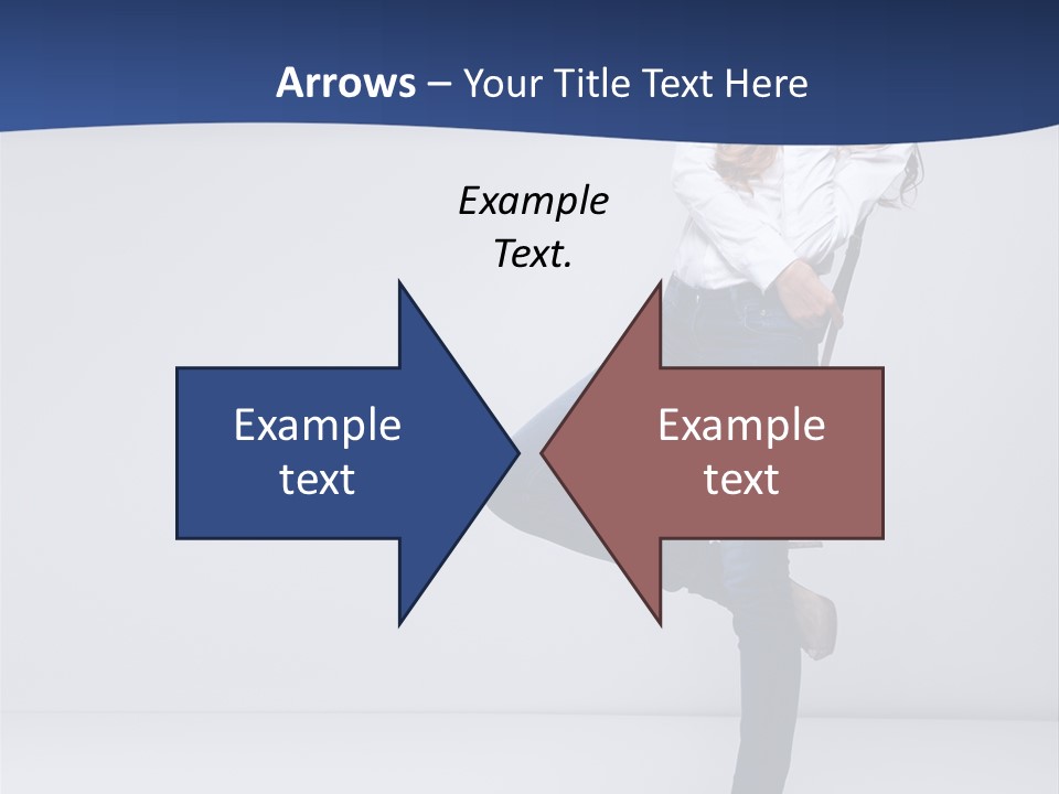 Jeans Slim Attractive PowerPoint Template