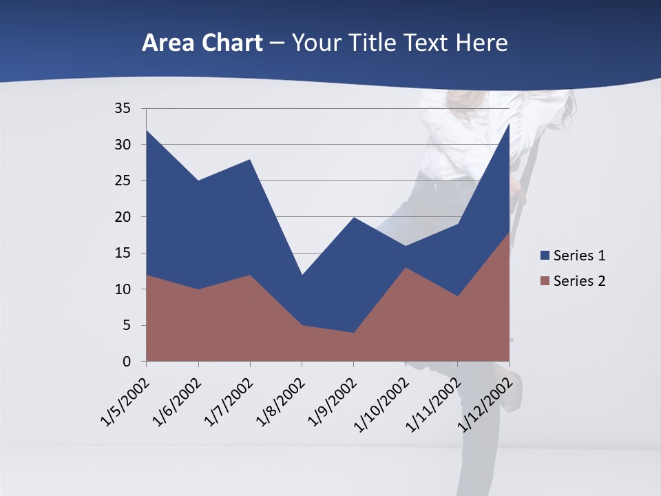 Jeans Slim Attractive PowerPoint Template