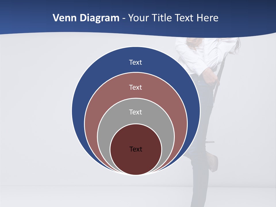 Jeans Slim Attractive PowerPoint Template