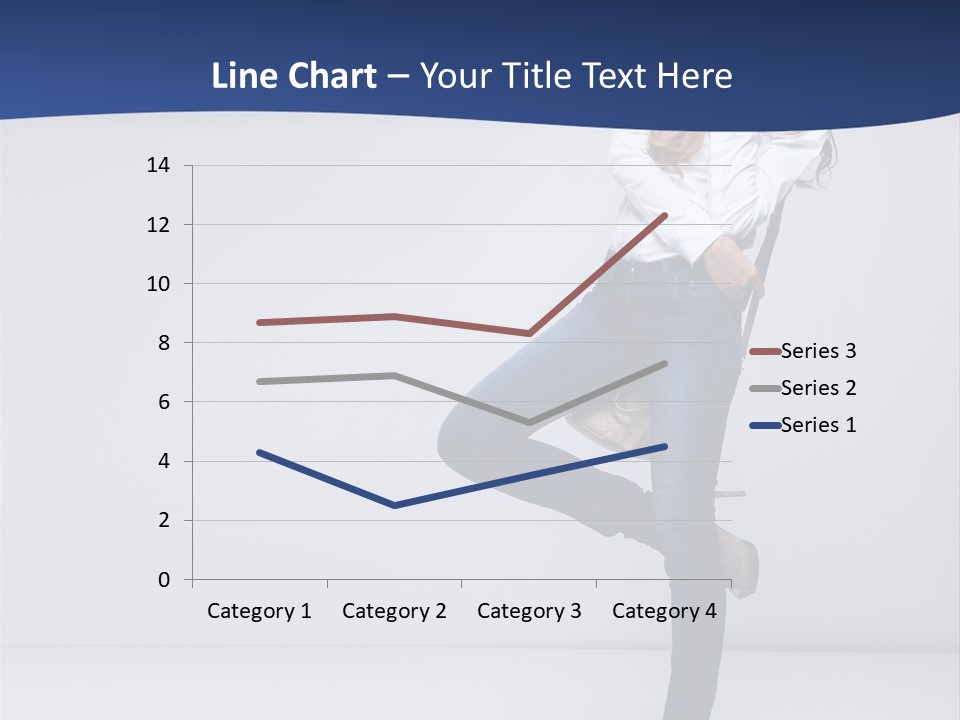 Jeans Slim Attractive PowerPoint Template