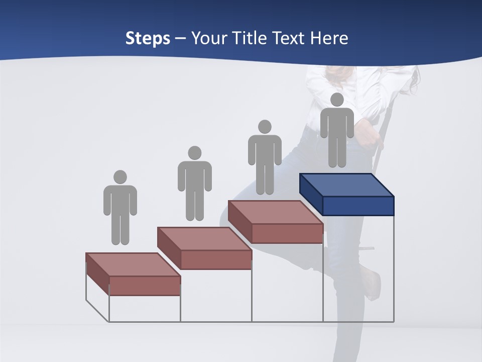 Jeans Slim Attractive PowerPoint Template