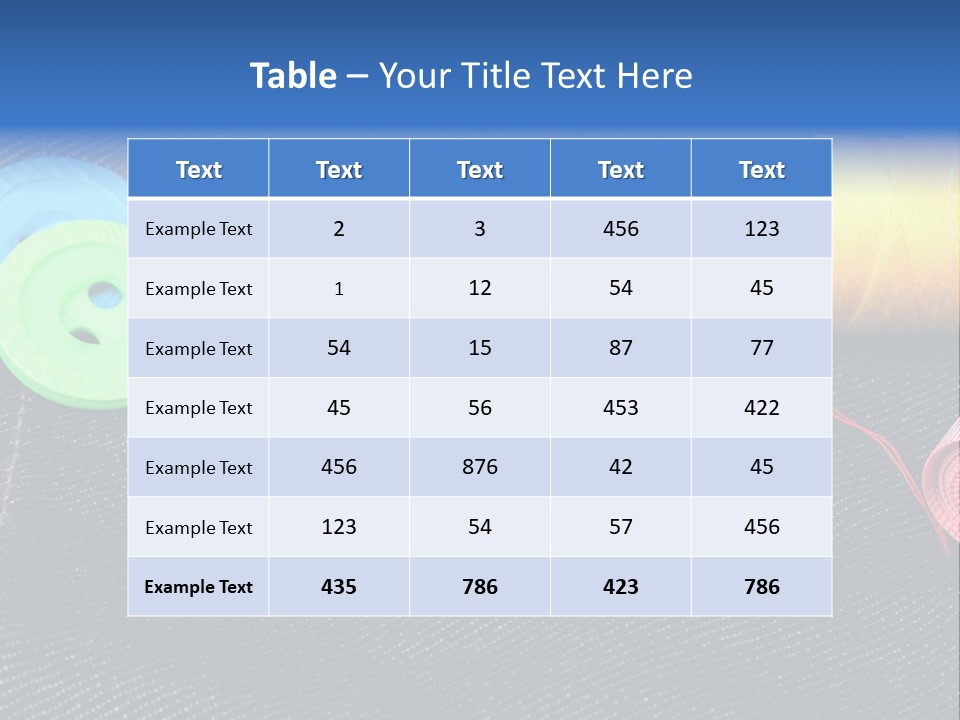 Black Buttons Patch PowerPoint Template